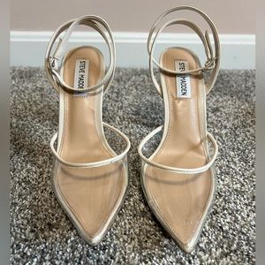 Steve Madden Clear Heels